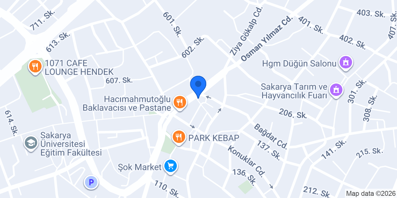 Furkan Unlu Mamülleri konumu