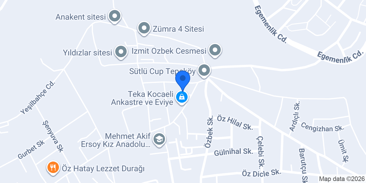 Boşnak Börekçi Tepeköy Şubesi konumu