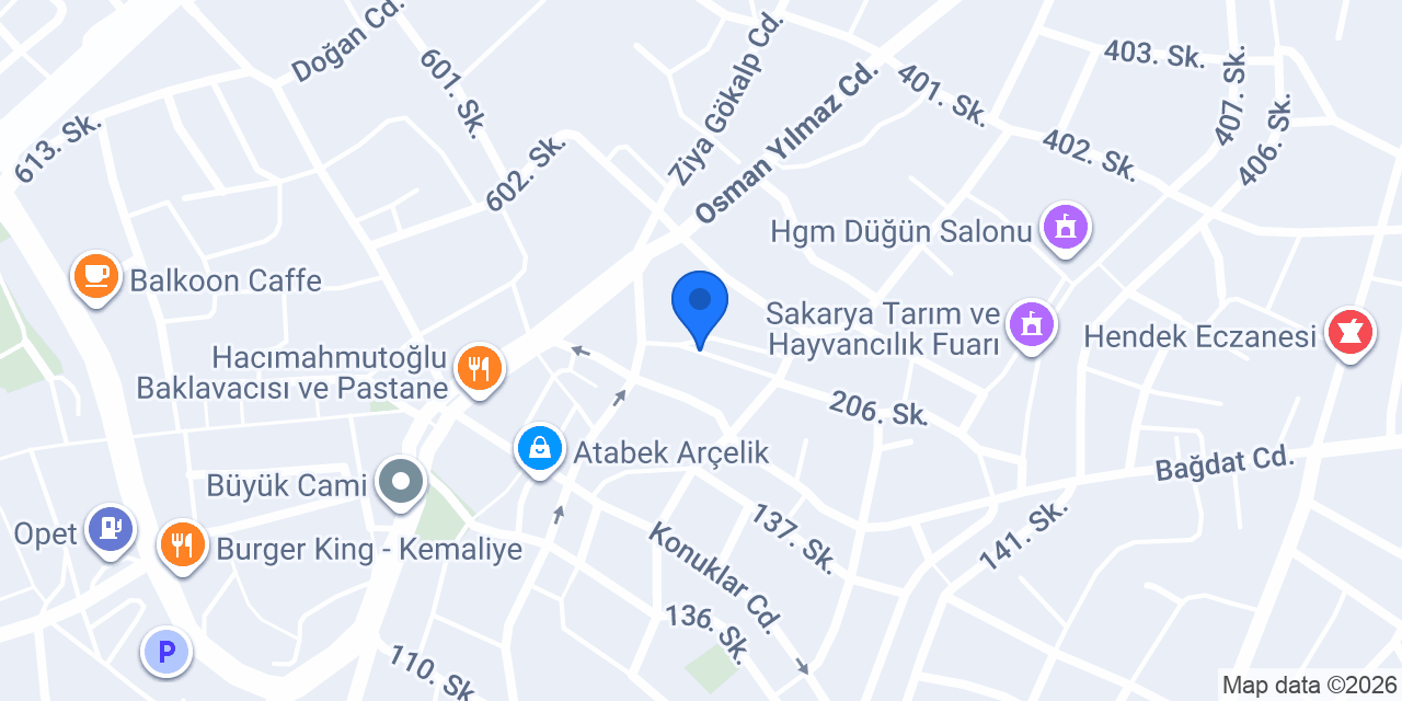 Kardeşler İnşaat Hendek konumu