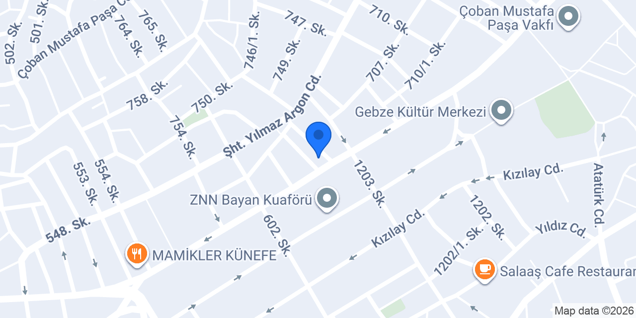 Gebze Güneş Çiçek konumu