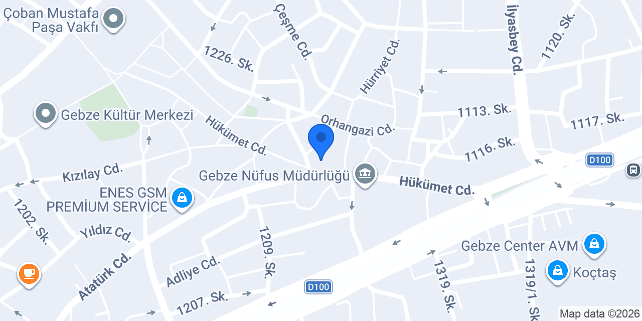Katık Döner Gebze konumu