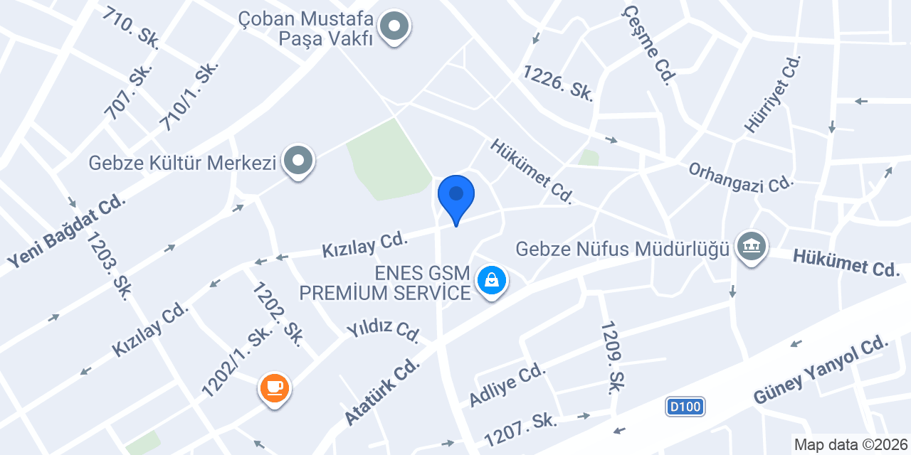 Tekinos Özel Soslu Döner Gebze konumu