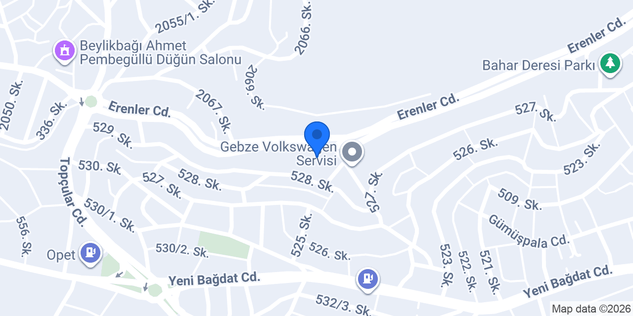 Berat Oto Servis konumu