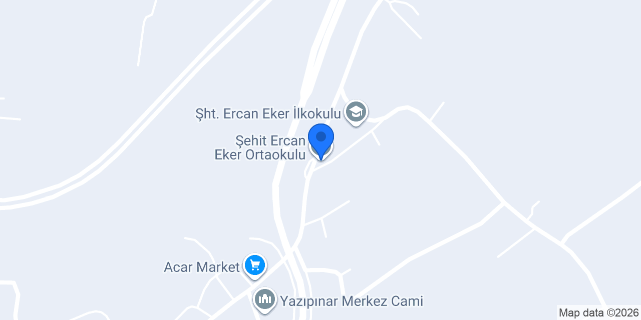 Şehit Ercan Eker Ortaokulu konumu