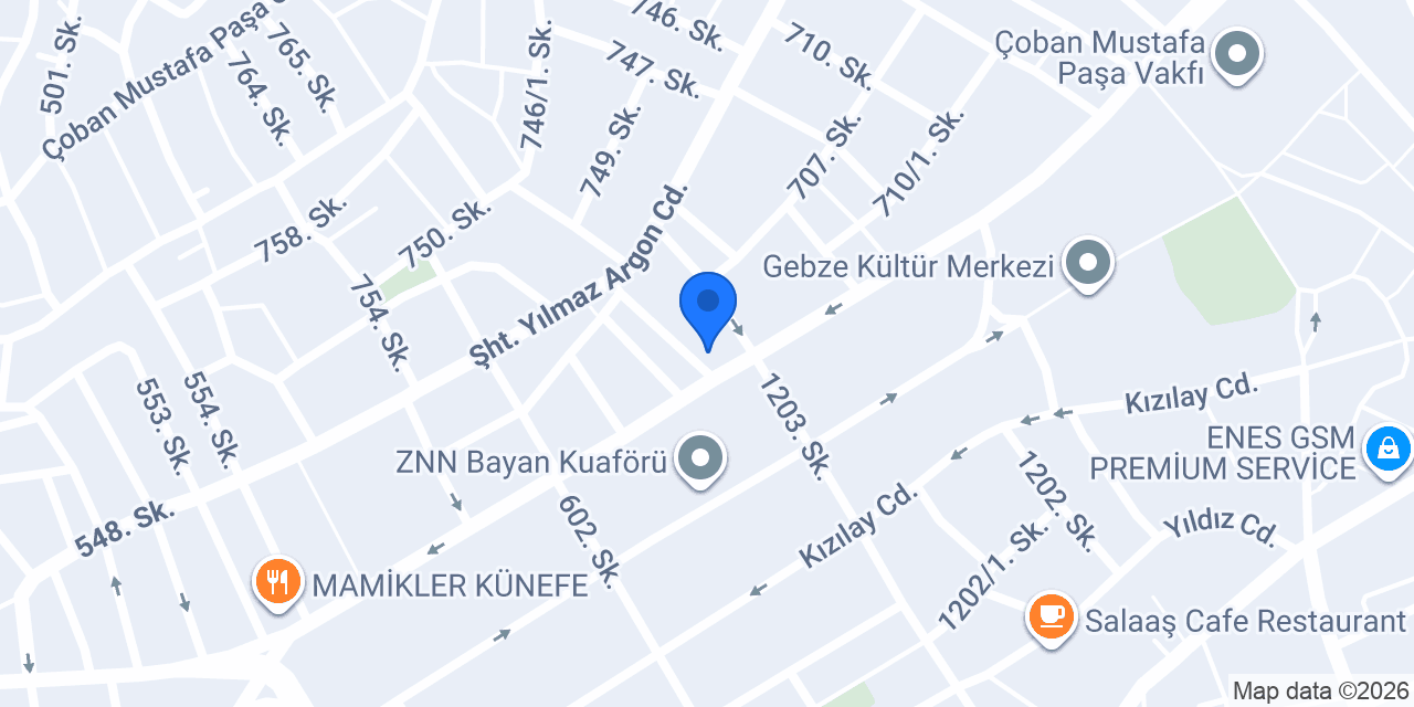 Güneş Home Mobilya konumu