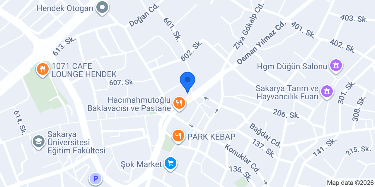 Özkurt Gümüş & Saat konumu
