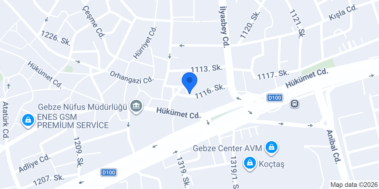 Kuaför Uğur konumu