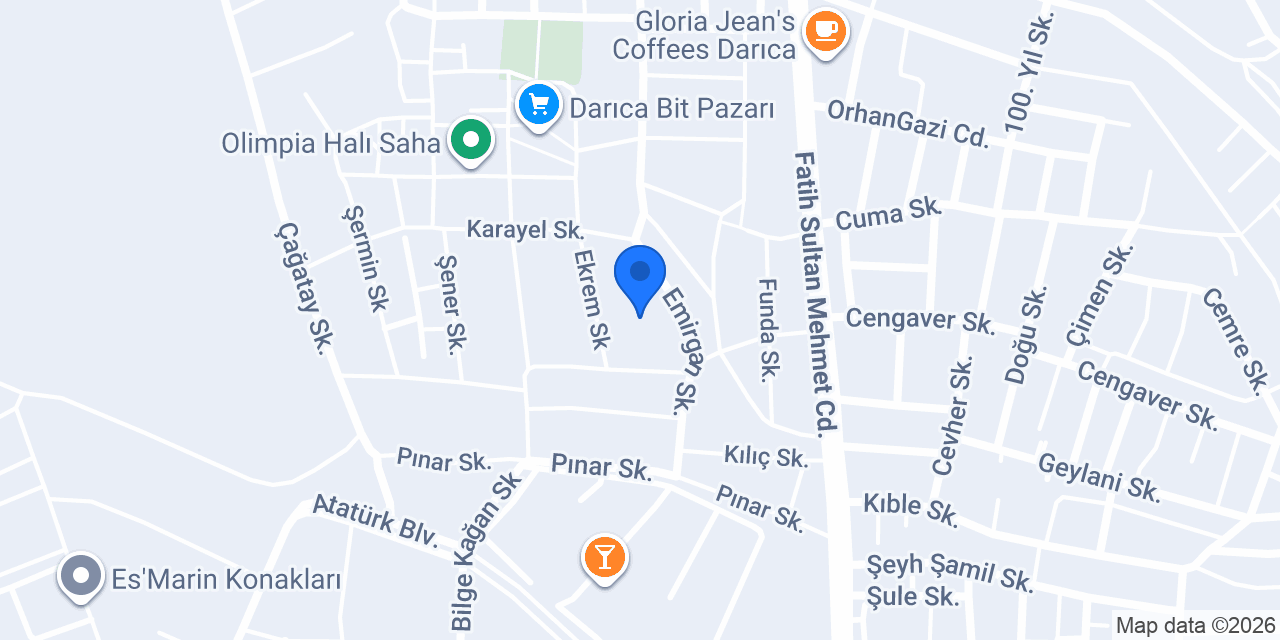 Köseoğlu Kombi Tesisat konumu