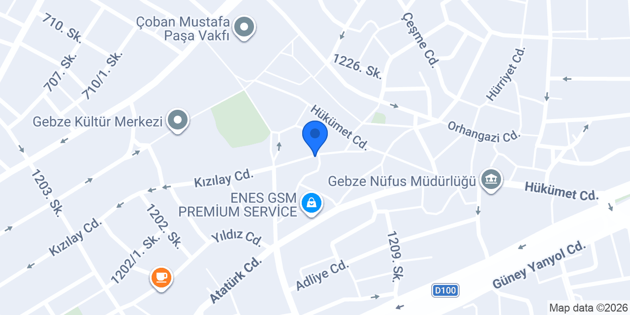 Özmen Kuyumculuk konumu