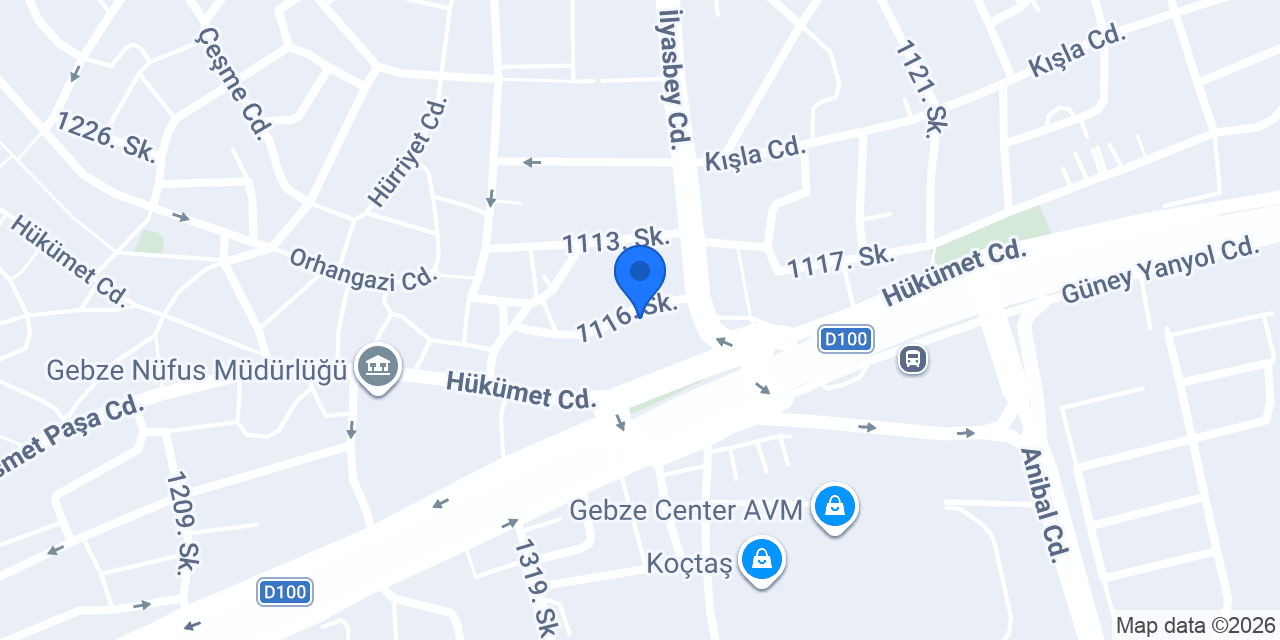 Aras Kargo Anibal Şubesi konumu