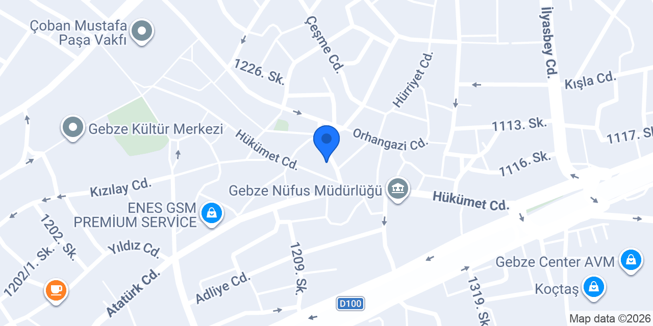 Derilux konumu