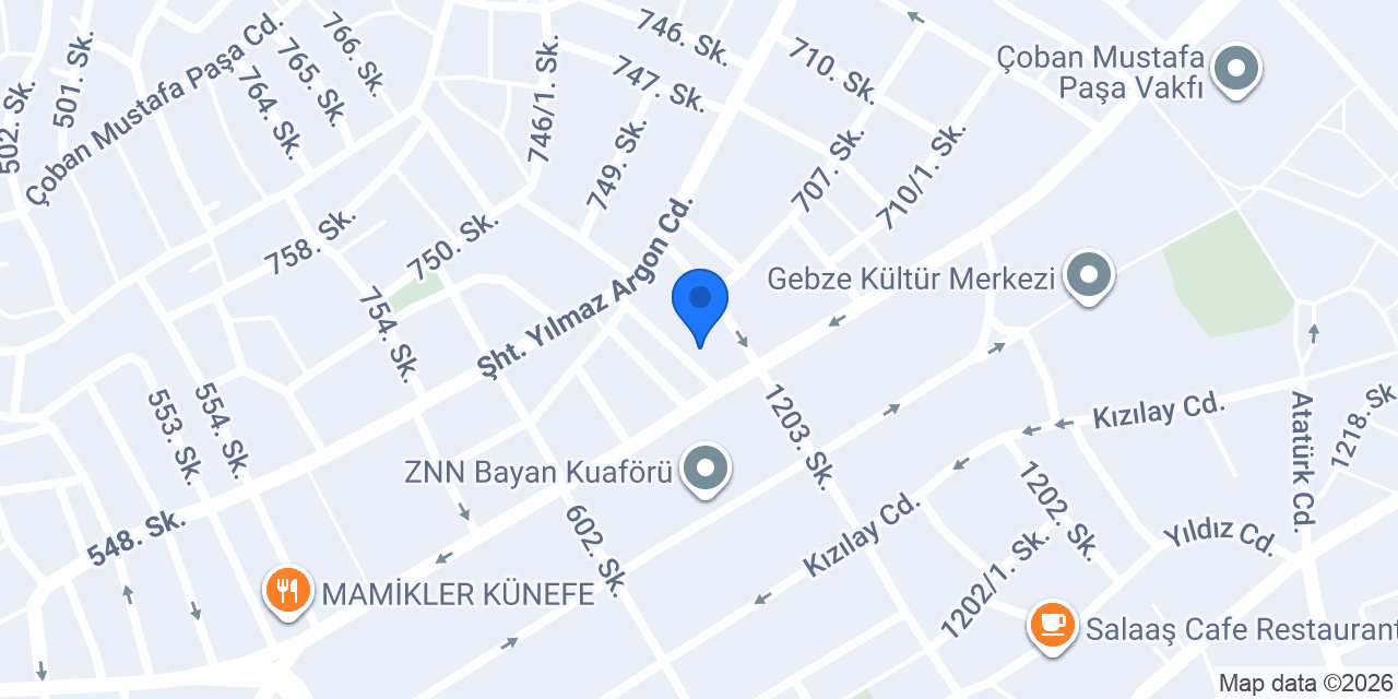 CafeDengiGebze konumu