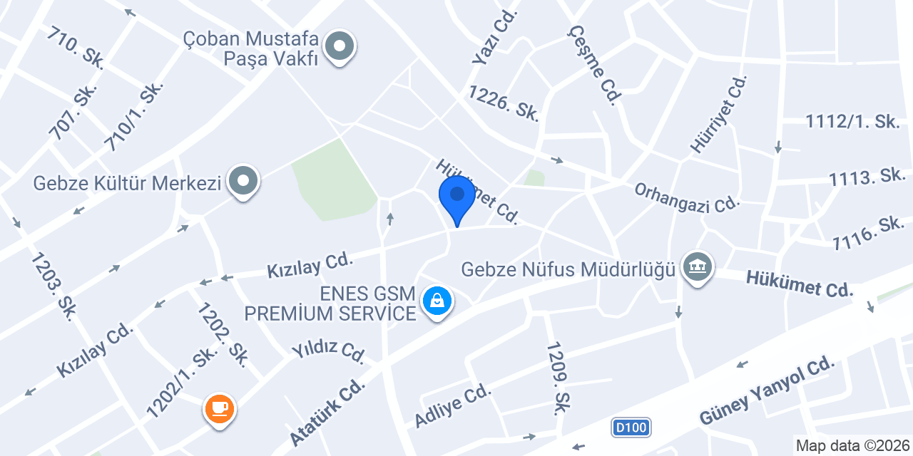 Le jardin GÜMÜŞ konumu