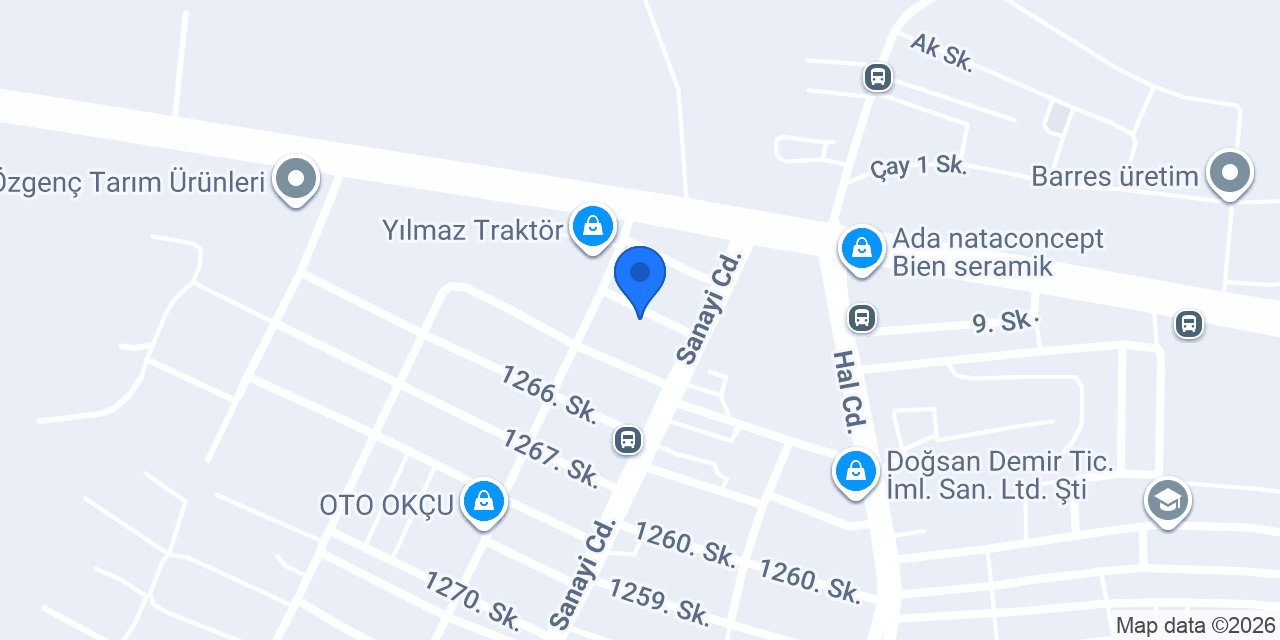 ÖZ ÜNLÜ ROTBALANS konumu
