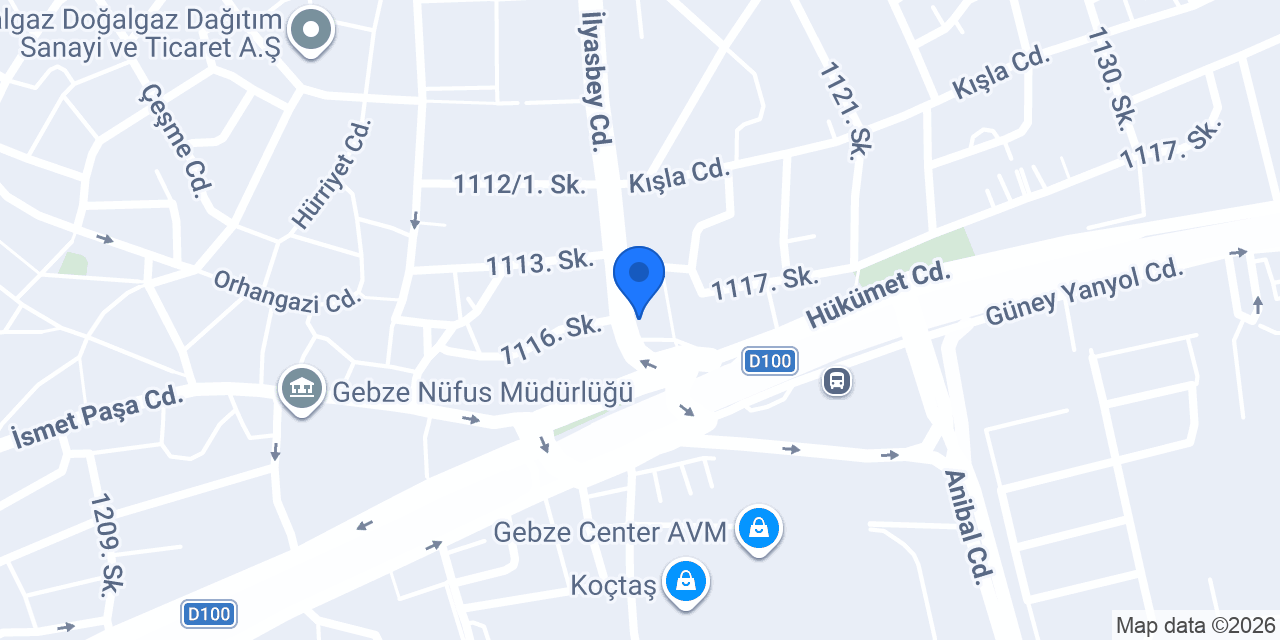 Panda döner konumu