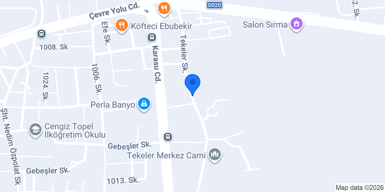 Tiryaki Brode Tekstil konumu
