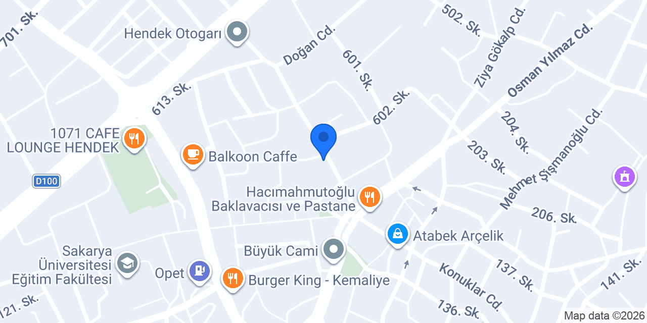 İnoğlu Teknik konumu