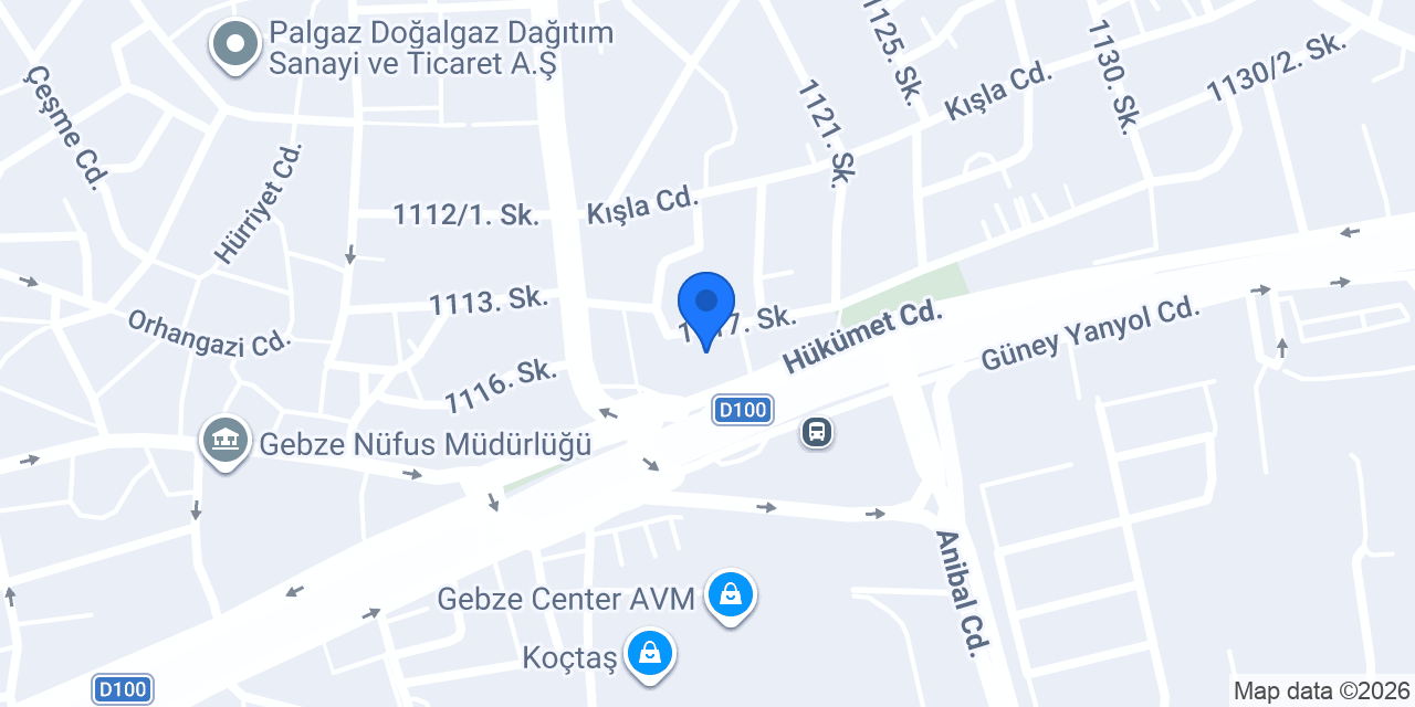 UZMAN SEGMAN & GEBZE konumu
