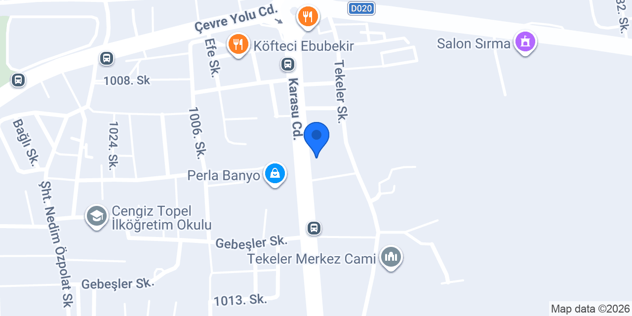 Aras halı yıkama konumu