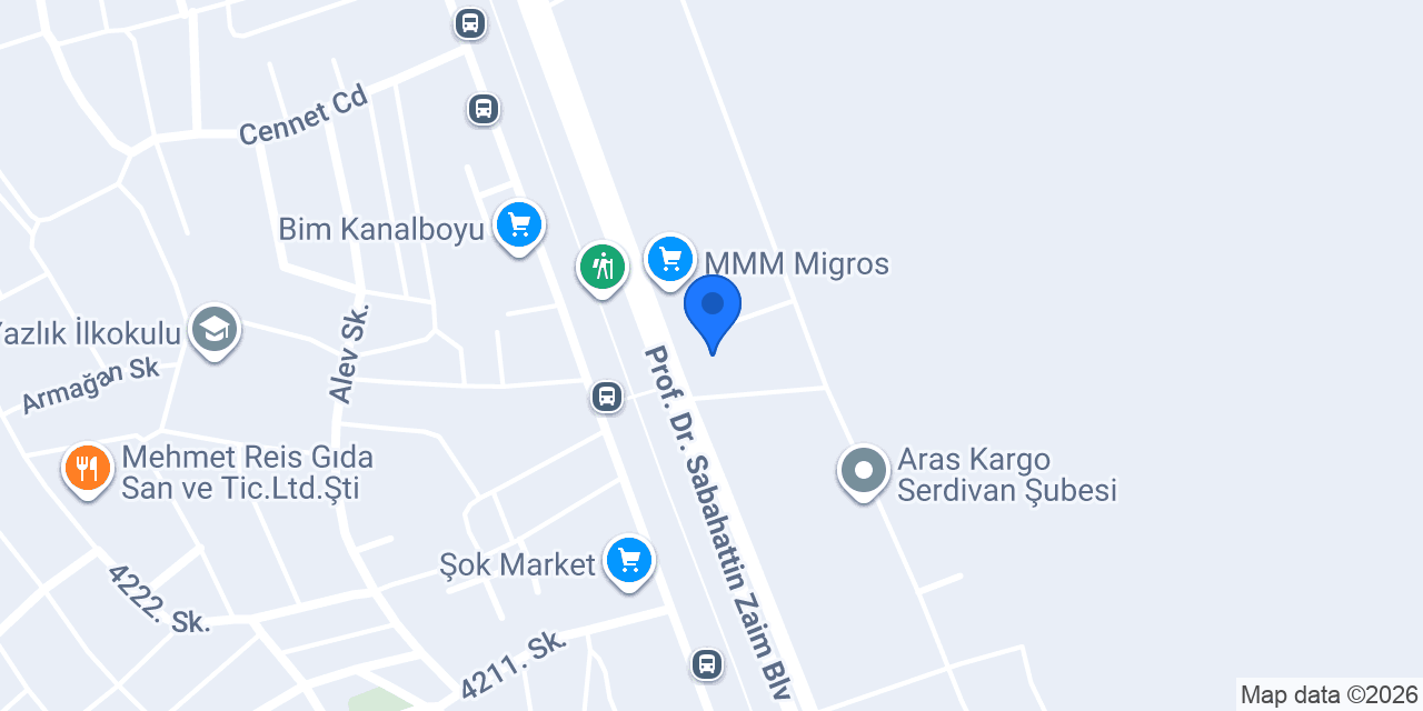 Mektebim Koleji Sakarya Kampüsü konumu