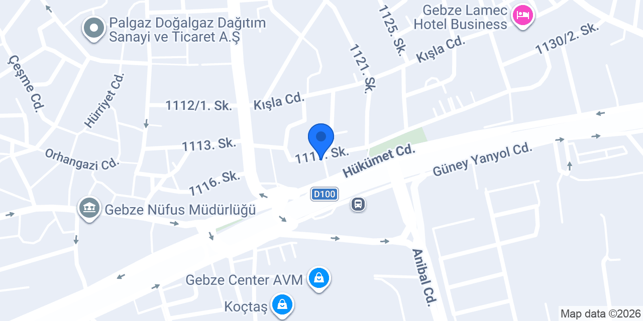 PT LASTİK-Körfez Oto konumu
