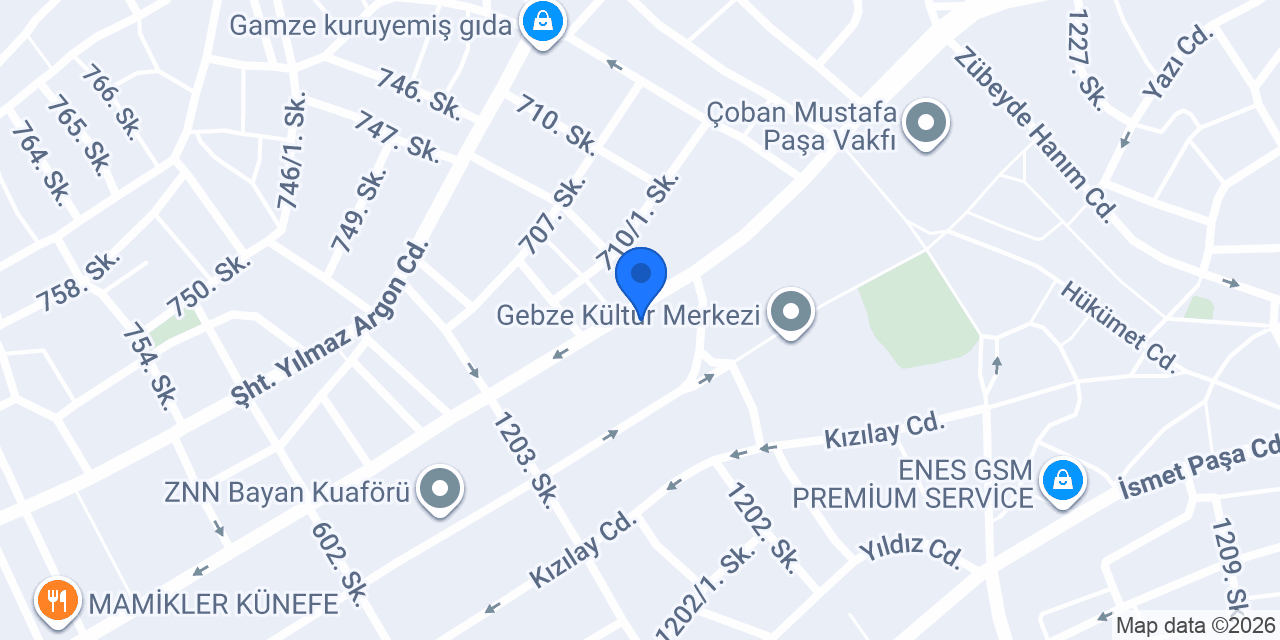 By DORA CONCEPT GEBZE konumu