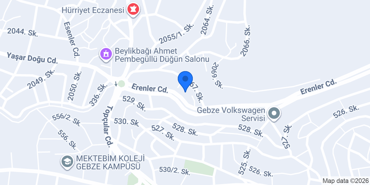 ÖZGEBZELİLER MERMER konumu