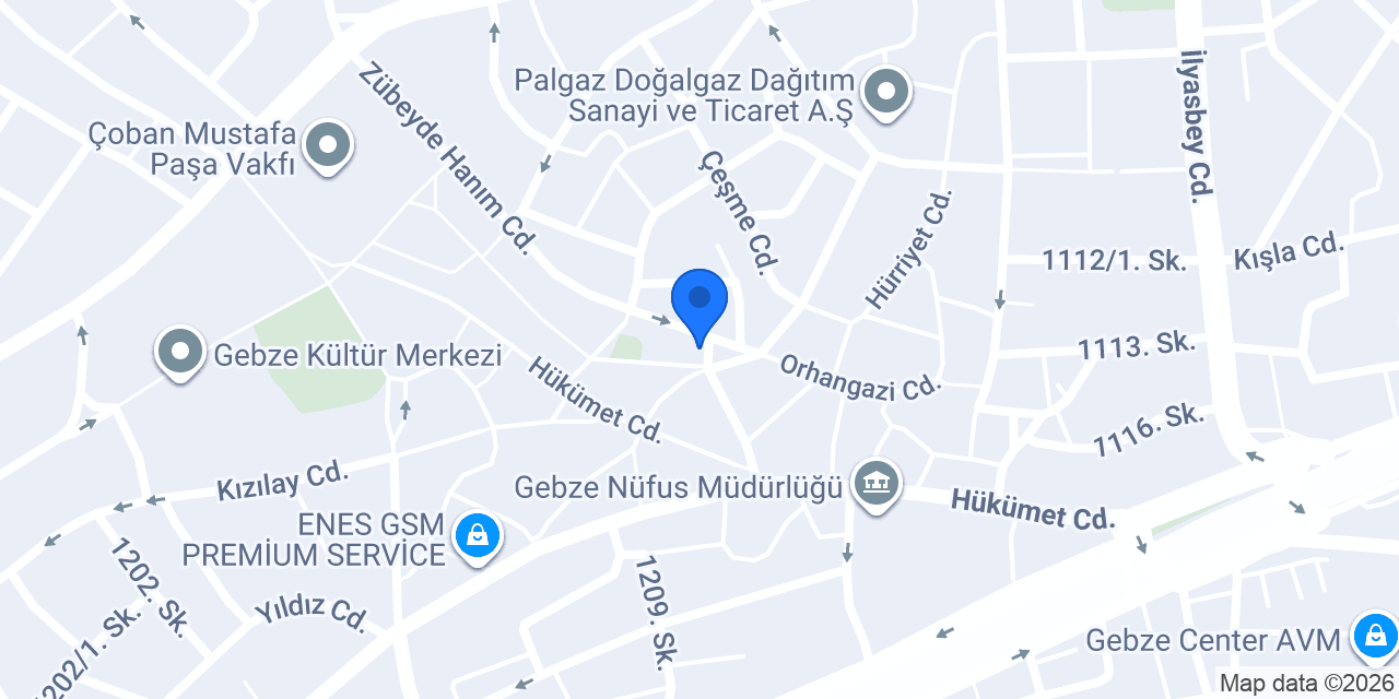 Demirtürk Hukuk Bürosu konumu