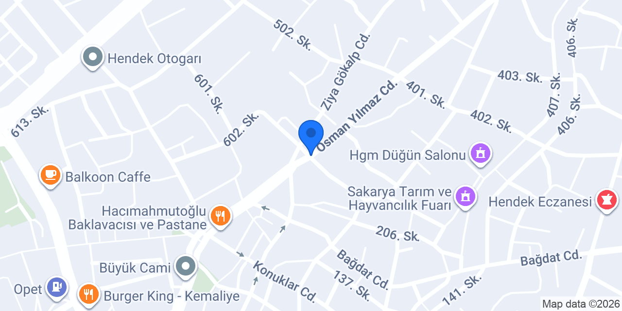 HENDEK ONLINE ELEKTRİK konumu