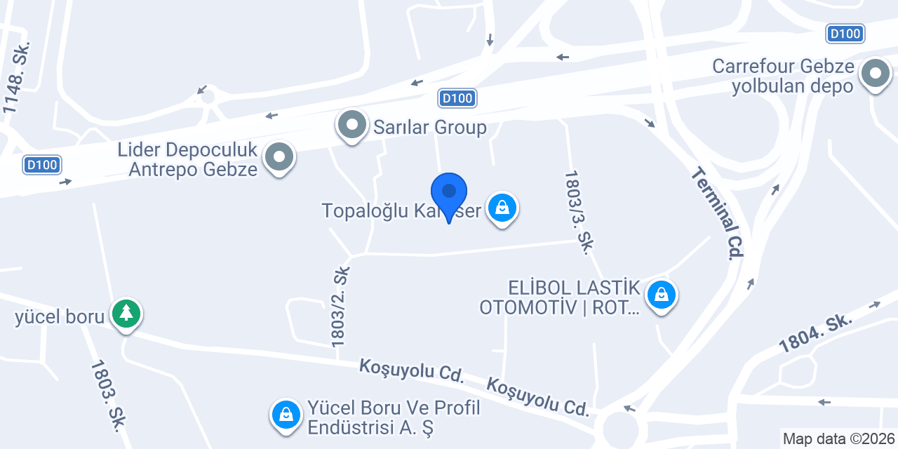 Mutlubaşlar Tır Parkı konumu