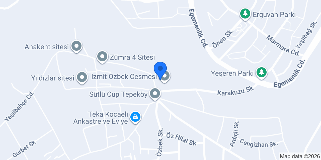 Bozbeyli’nin yeri Aile çay bahçesi konumu