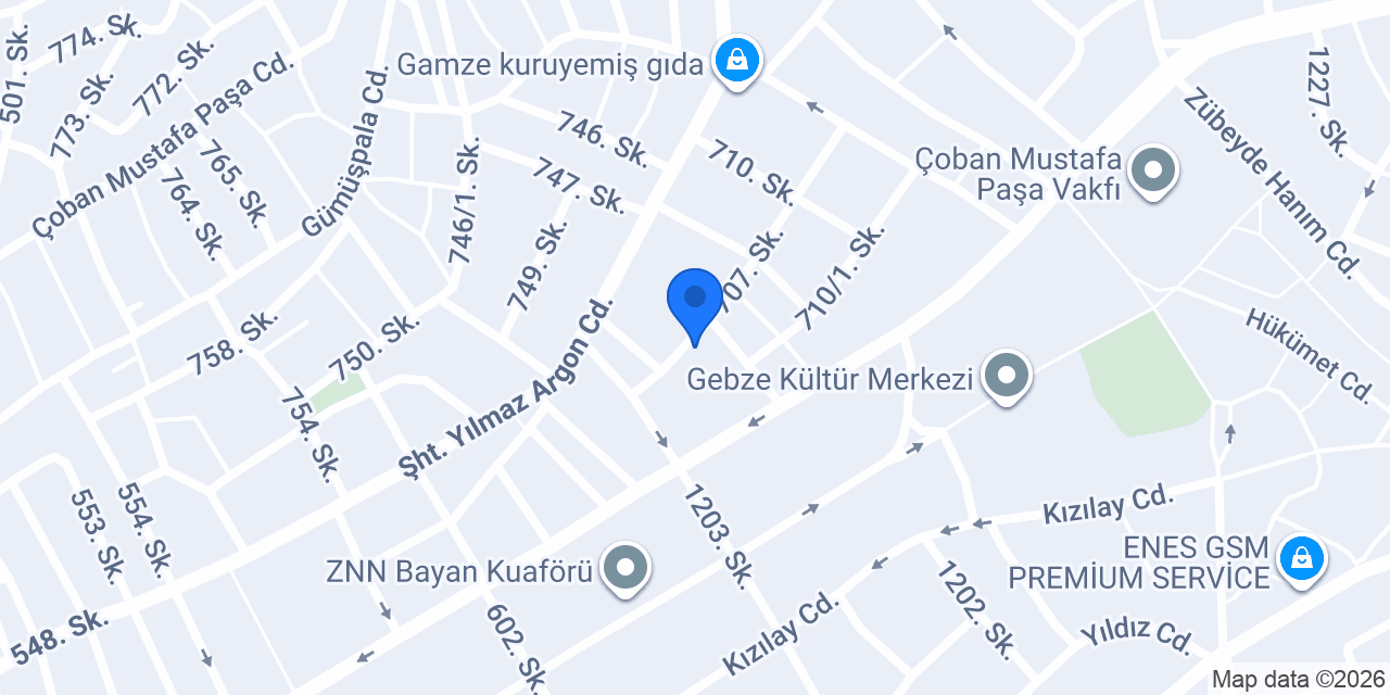 Gebze Klima konumu
