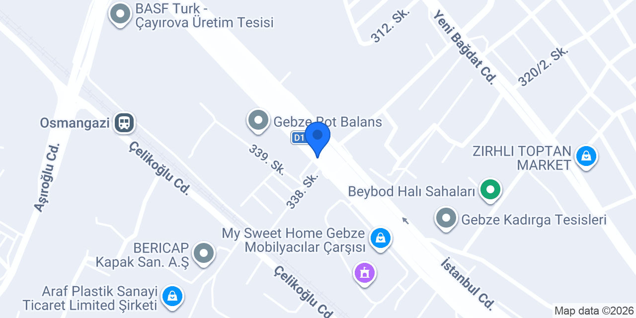 Beenal Mobilya konumu