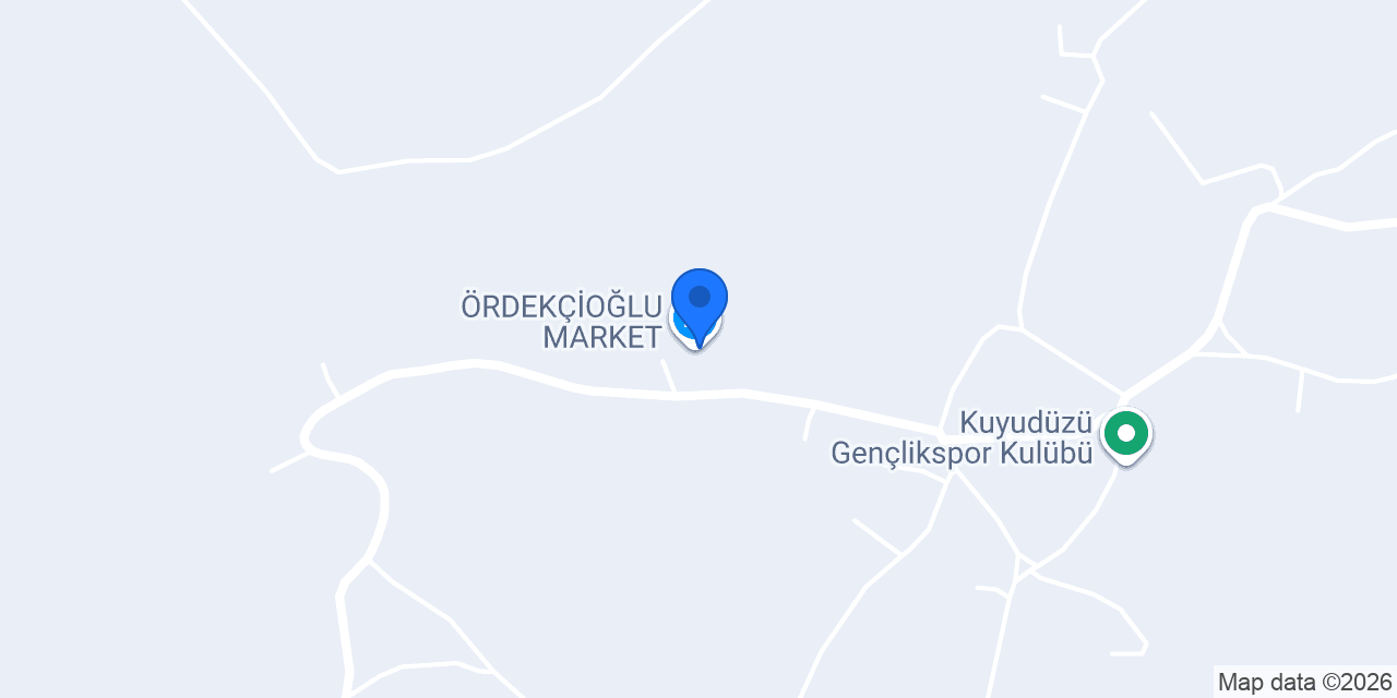 ÖRDEKÇİOĞLU MARKET konumu