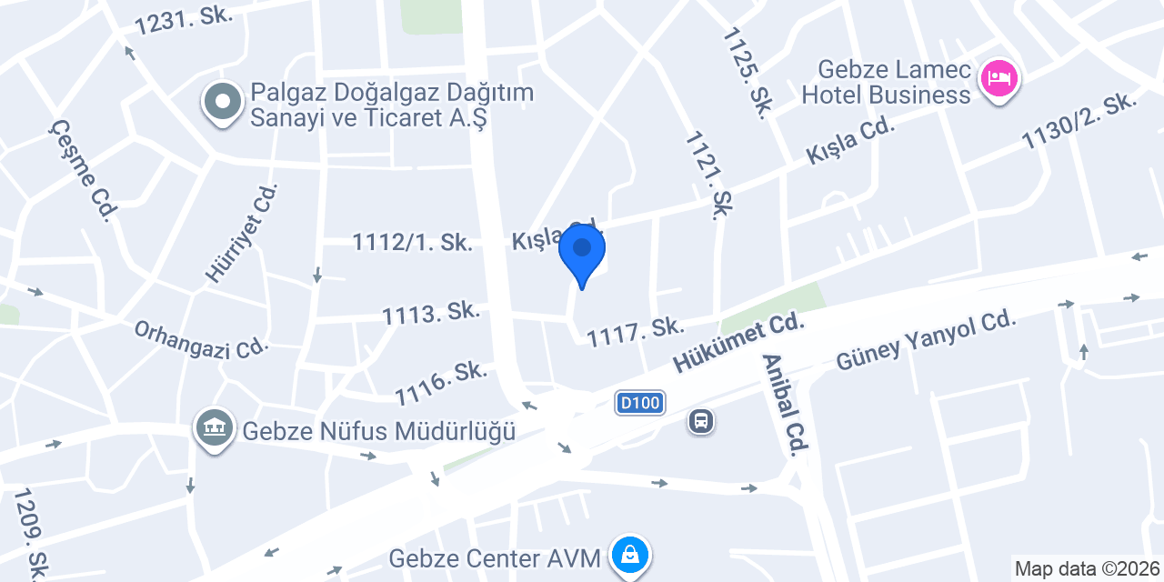 Egem Motors konumu