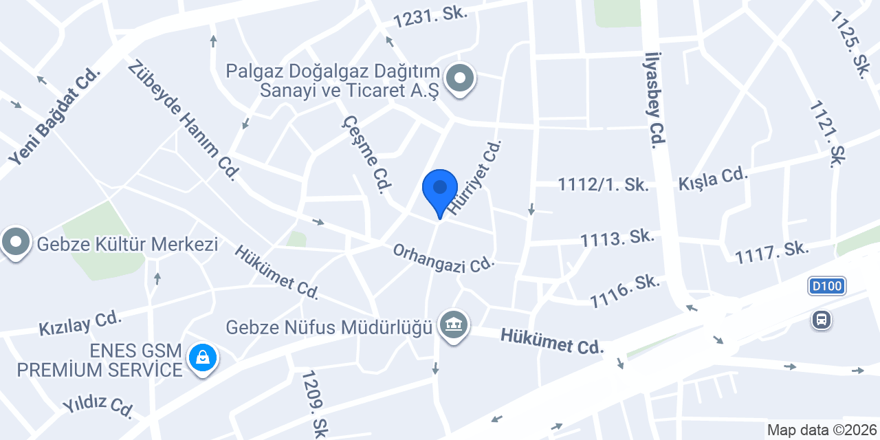 Hisar Sürücü Kursu konumu