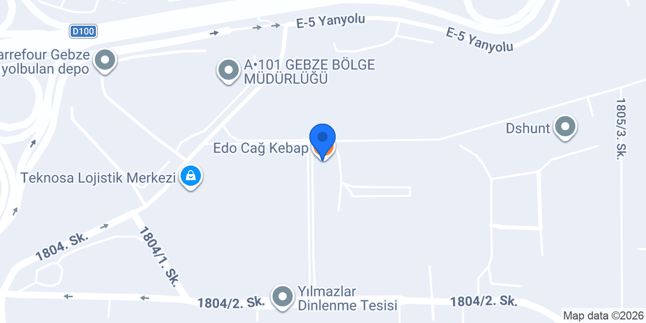 Edo Cağ Kebap konumu