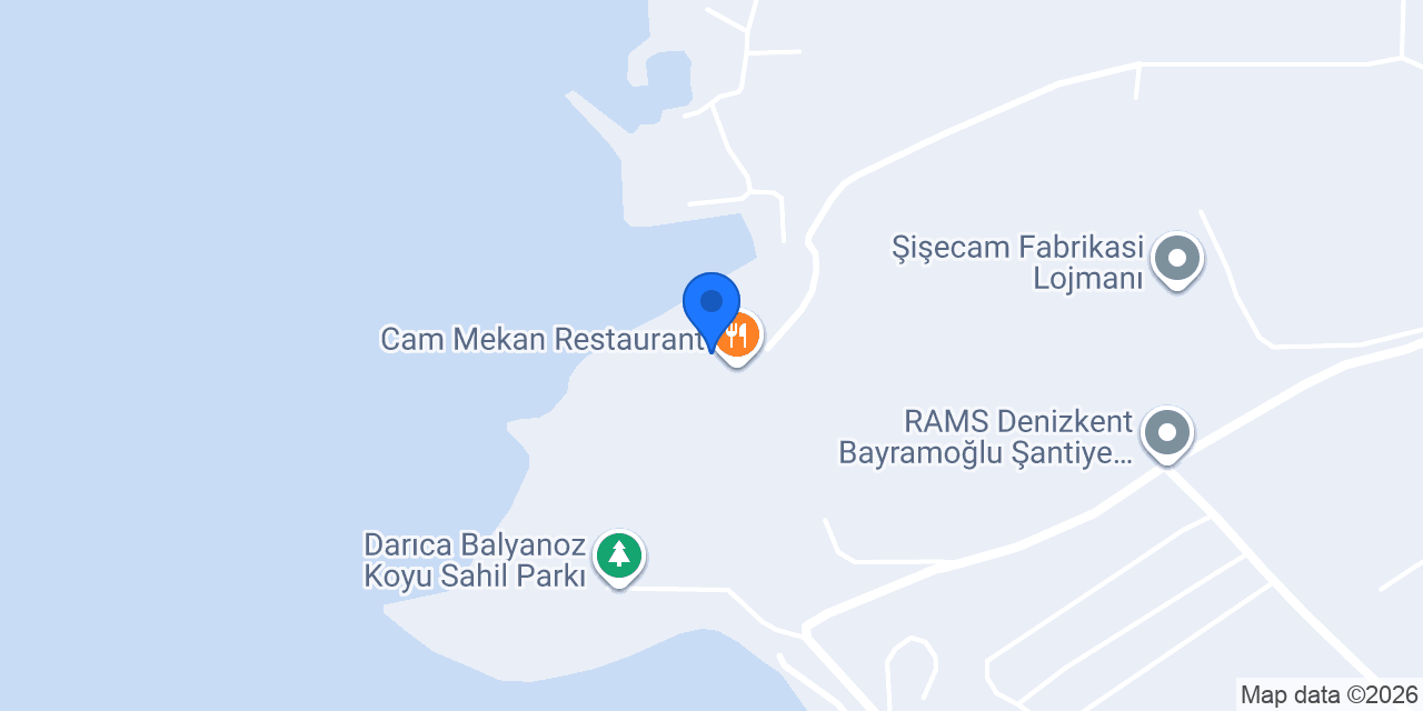 Cam Mekan Restaurant konumu