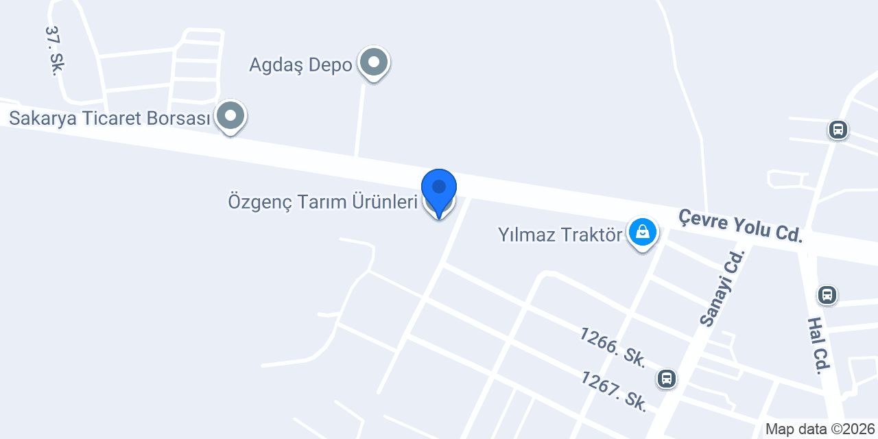 Özgenç Tarım Ürünleri konumu