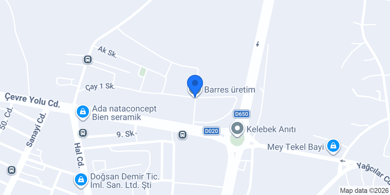 Barres üretim konumu