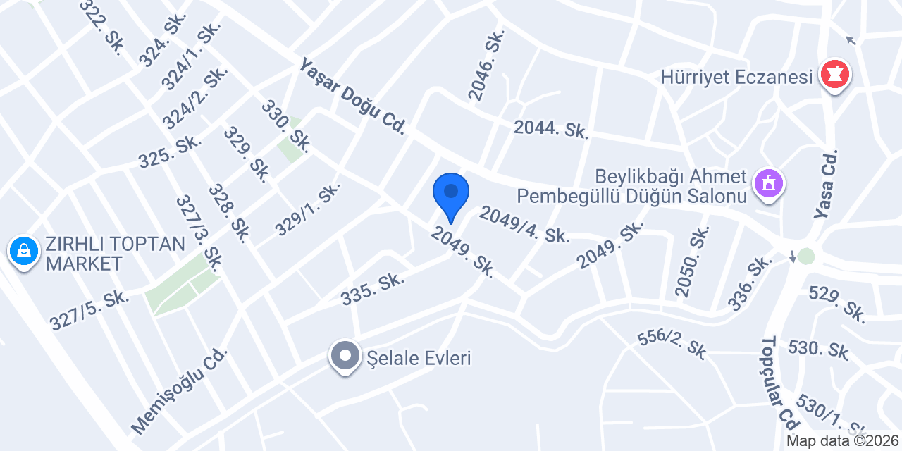 ASLAN BOYA DEKORASYON konumu