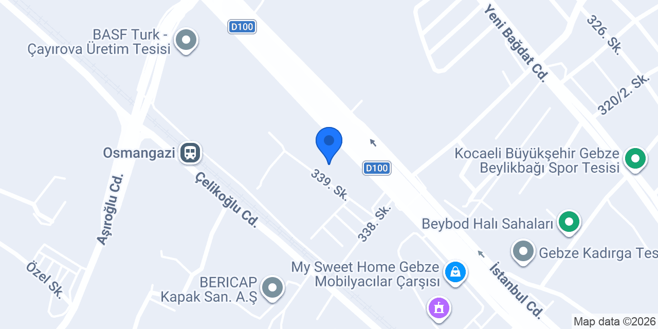 Gebze Rot Balans konumu