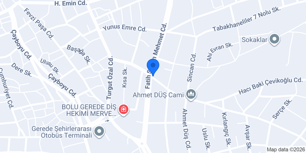 Canlar Pastanesi konumu