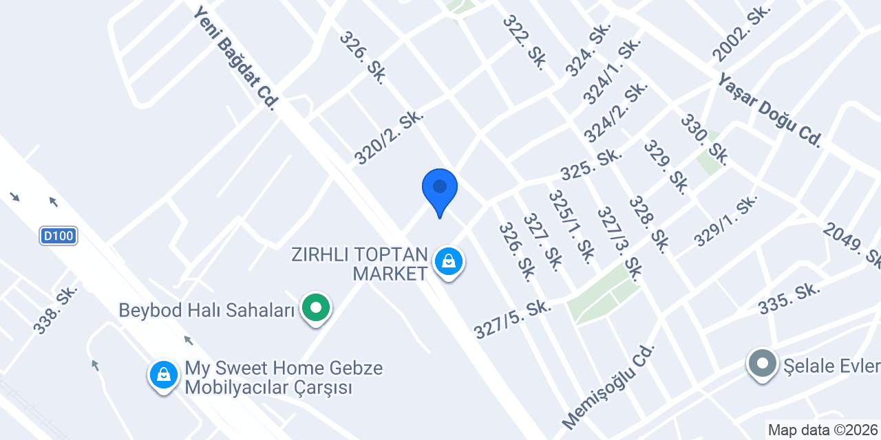 Bahçe Kebap konumu