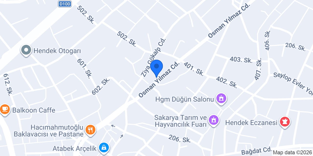 Hendek Spot 2.El konumu