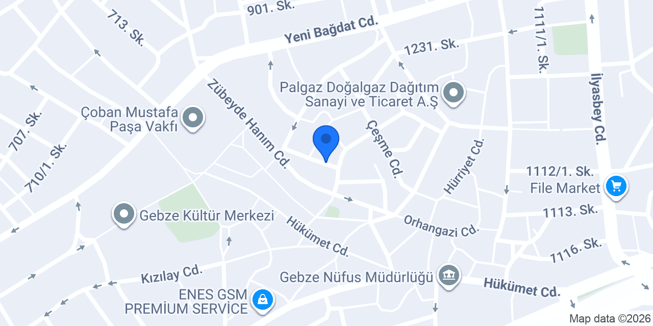 Gebze elektrik yakar konumu