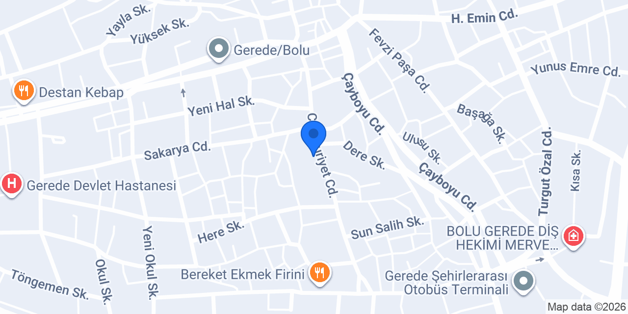 Marshall - İpek Yapı Malzemeleri konumu