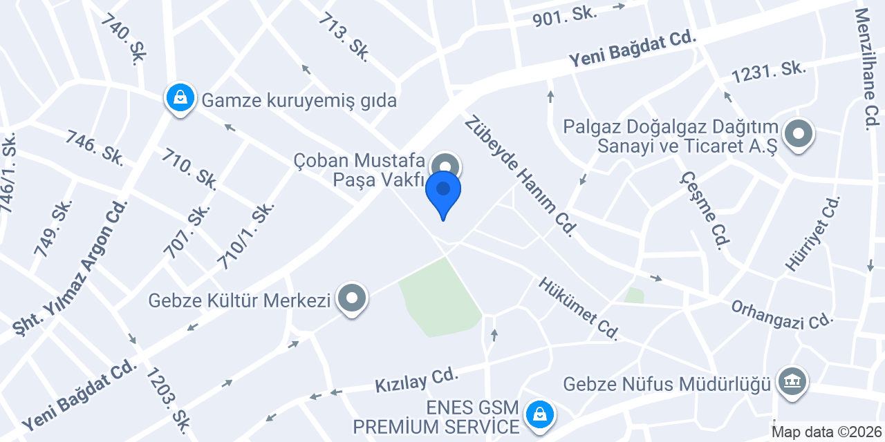 Öz Hacıbey Kebapçısı konumu