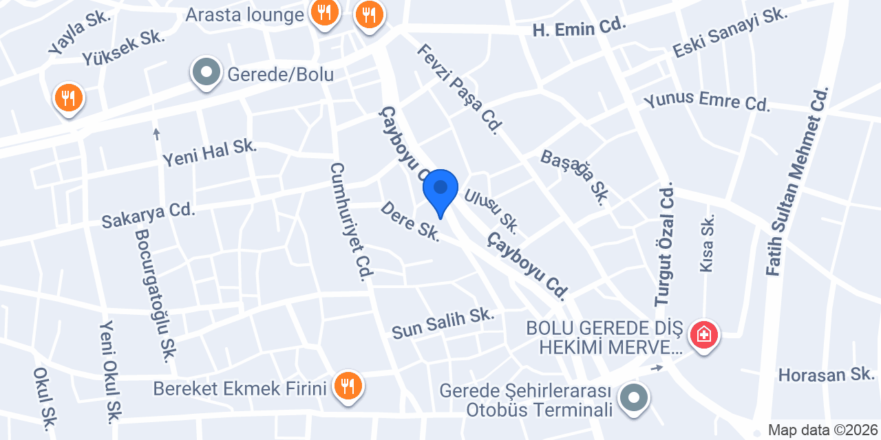 Barış Özoğul İnşaat Emlak konumu