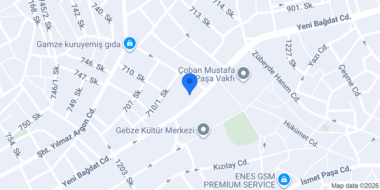 Seka Veteriner Kliniği konumu